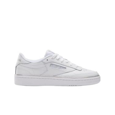 Imagem de Reebok Tênis feminino Club C 85, Branco/branco e cinza, 40 BR