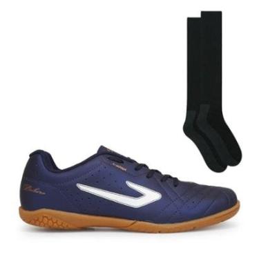 Imagem de Chuteira Futsal Topper Boleiro V + Meião Color Sports de Futebol-Masculino