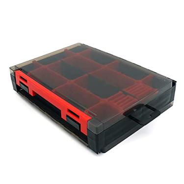 Imagem de Estojo de Armazenamento para Pesca com Lados Caixa Isca Organizador Iscas Container Equipamento