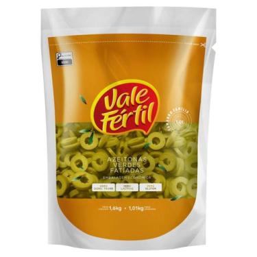 Imagem de Azeitona Verde Fatiada 1 kg - Nucete