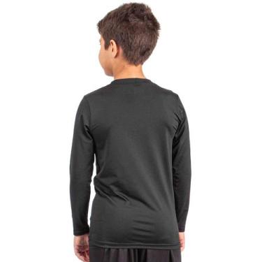 Imagem de Camiseta Térmica Infantil Poker Skin III Preto, Preto, M