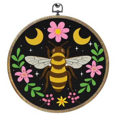 Imagem de Gatos pretos com lua emoldurada decoração de parede em tela arte de parede arte pendurada arte 0561