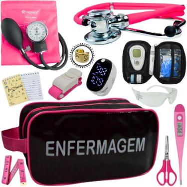 Imagem de Kit Enfermagem Aparelho Pressão Esteto Frete Grátis Promocao - Love Sa