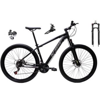 Imagem de Bicicleta Aro 29 KSW XLT 24v Câmbio Shimano Acera K7 Freio a Disco Hidráulico Garfo com Trava-Unissex