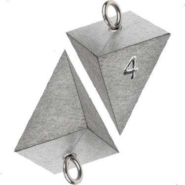 Imagem de Chumbada Pirâmide Com Argola Para Pesca Mar Rio Surfcasting Escolha Ta