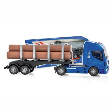 Imagem de Caminhão de Brinquedo Iveco Colecionável Miniatura Realista, Tora truc