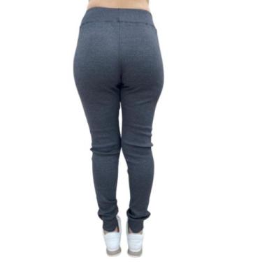 Imagem de Calça RIBANA Feminina Algodão Inverno - swg, Cinza grafite, G