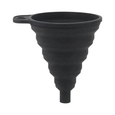 Imagem de Funil Portátil Dobrável De Silicone Para Troca De Óleo De Motor E Flui
