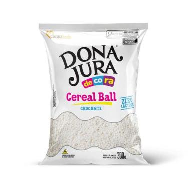 Imagem de Cereal Ball Crocante Branco 300g Decora Dona Jura