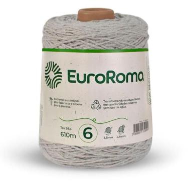 Imagem de Barbante Colorido 600G 4/6 Fios 610M Caqui - Euroroma