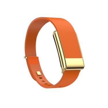 Imagem de Vanet Pulseira de couro legítimo de grão superior compatível com Whoop 5.0 One, MG Life and Peak, pulseira vintage de couro genuíno de grão superior compatível com Whoop 5.0 [Não é compatível com a