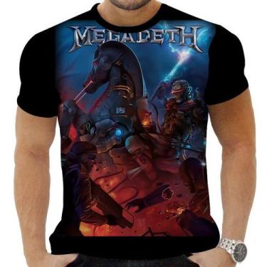 Imagem de Camiseta Camisa Personalizada Rock Metal Megadeth 18 - OBDS, BABYLOOK 