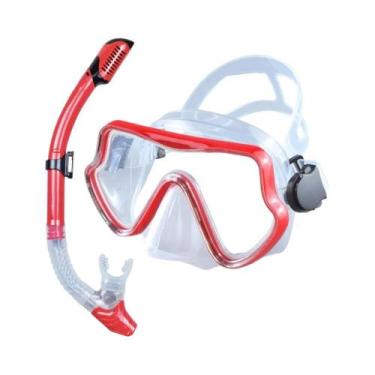 Imagem de Conjunto De Máscara De Mergulho E Snorkel Para Adultos, Equipamento Pr