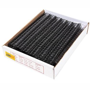 Imagem de Wire-o para Encadernação 3x1 A4 Preto 1/4 para 25 fls 100un