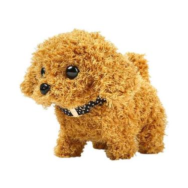 Imagem de Brinquedo De Cão Simulador De Caminhada Elétrico De Pelúcia Para Crian