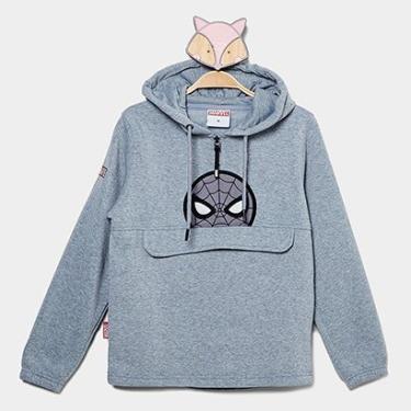 Imagem de Moletom Com Zíper Infantil Mooncity Homem Aranha Menino-Masculino