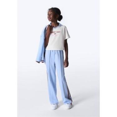 Imagem de Calça Infantil Wide Leg Com Faixas Laterais-Masculino