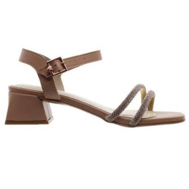 Imagem de Sandália Salto Baixo Infantil Menina Molekinha 2347.107 Nude-Feminino