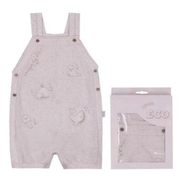 Imagem de Macacão Curto Bebê Unissex Bordado Paraiso Banho Sol 13930-Unissex