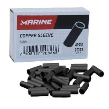 Imagem de Luva Cano Conector Cabo Fio Aço Pesca 2,2X7,8Mm Black Marine