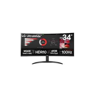 Imagem de Monitor Curvo 34” LG UltraWide WQHD 34WR50QK-B 100Hz HDR10 Preto