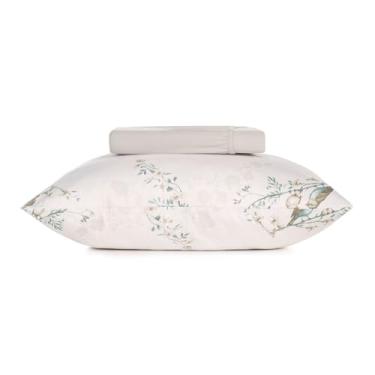 Imagem de Jogo de Cama Simples Malha Fio Penteado 100% Algodão - Pouso - Solteiro King