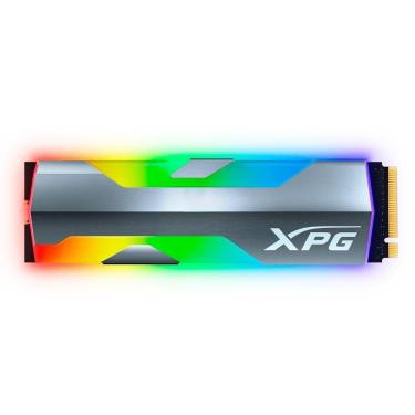 Imagem de SSD XPG Spectrix S20G, 500GB, M.2 2280, PCIe Gen3x4, Leitura: 2500 MB/s, Gravação: 1800 MB/s,-Unissex