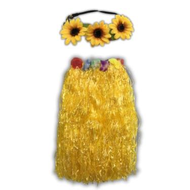 Imagem de Fantasia de Girassol Alegre com Saia Havaiana