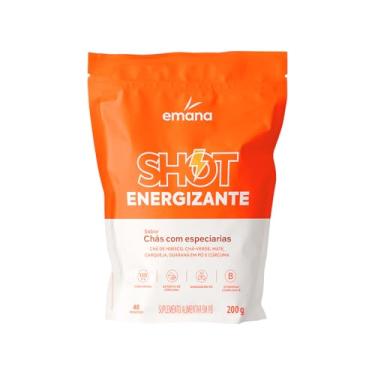 Imagem de Emana Suplemento Alimentar em pó Shot Energizante Sabor Chás com Especiarias - 200g
