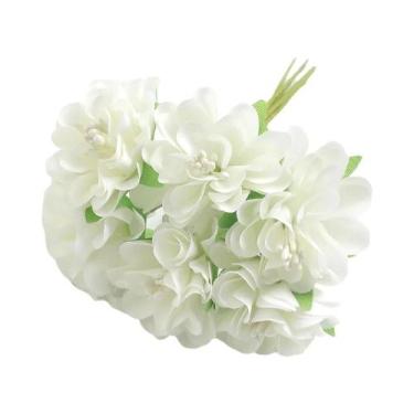 Imagem de Flores De Cravo Artificiais De 11CM, Conjunto Com 12 Peças Para Decora