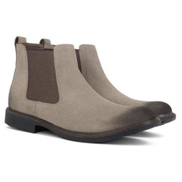 Imagem de Bota Masculina Freeway Gard Chelsea Couro Confortável Elástico GARD-Masculino