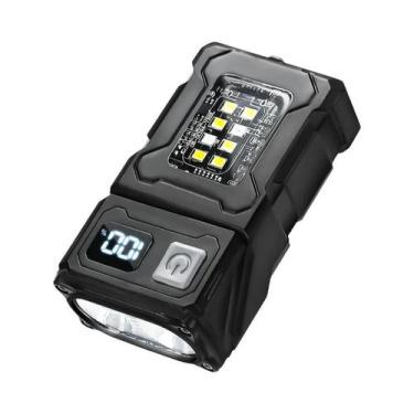 Imagem de Lanterna Mini LED COB Super Brilhante Multifuncional Recarregável Tipo