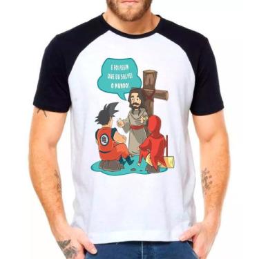 Imagem de Camiseta gospel jesus moda evangélica camisa masculina lançamento 02 -