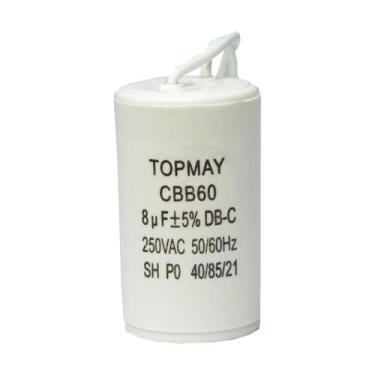 Imagem de 5X Capacitor Partida 8Uf - 250V Para Motor Portão Ventilador - Chipsce