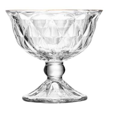 Imagem de Taça para Sobremesa Lyor Diamond Fio de Ouro Cristal 180ml - Wolff