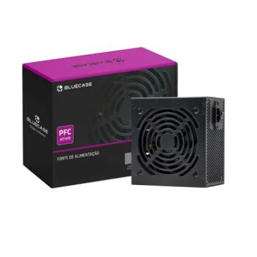 Imagem de Fonte De Alimentação Bluecase 500w Pfc Ativo C/cabo Blu500-pfcps2