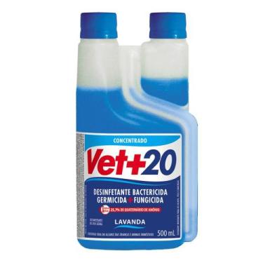 Imagem de Vet+20 - Desinfetante Concentrado Lavanda - 500 ml