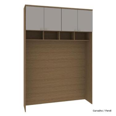 Imagem de Guarda Roupa Modulado Ponte 163cm 04 Portas 245cm Alt Setiba - Móveis 