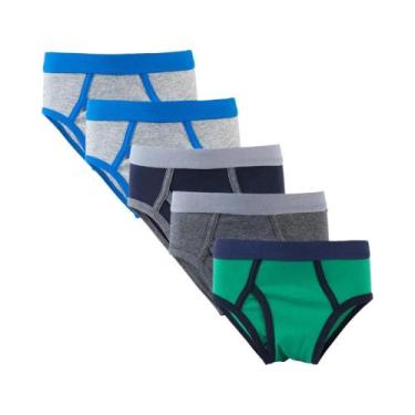 Imagem de Conjunto De 5 Cuecas Triangulares De Algodão Para Meninos, Confortávei