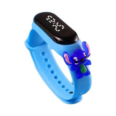 Imagem de Relógio Infantil À Prova d'Água Com LED Touch Mickey Mouse, Pulseira E