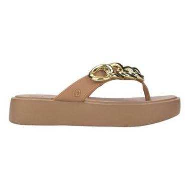 Imagem de Tamanco Feminino Plataforma Link Marrom Zaxy 19276-BR261-Feminino