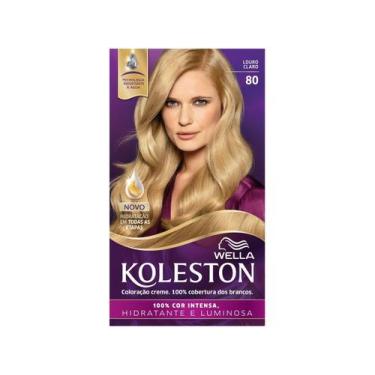 Imagem de Tinta de Cabelo Koleston Louro Claro 80, Louro Claro