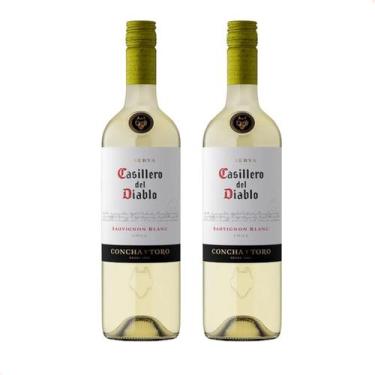 Imagem de Kit com 2 - Casillero del Diablo Blanc Sauvignon Vinho 750ml
