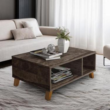 Imagem de Mesa de centro retangular castani jordania - Casa Moderna Movelaria