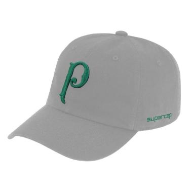 Imagem de Boné Palmeiras Licenciado Supercap Ajustável Cinza-Masculino