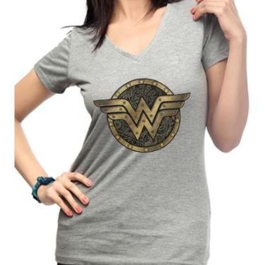 Imagem de Camiseta Mulher Maravilha Wonder Woman Liga Da Justiça-Masculino