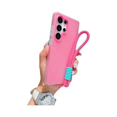 Imagem de Capa Samsung Galaxy Jelly Com Alça De Pulso 2 Em 1 Para A36 A26 A35 A5