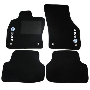 Imagem de Tapete Automotivo Golf TSI 2015 Carpete Base Pinado - Tapecars