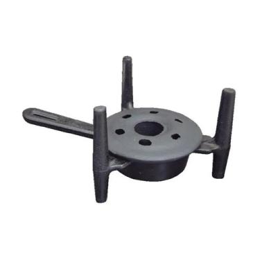 Imagem de Fogareiro de Ferro Fundido a Álcool Para Bifeteiras 15cm - Rig Fundido