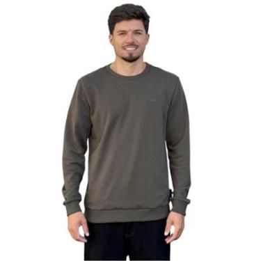 Imagem de Blusão Moletom Masculino Slim Gola Careca Colcci-Masculino